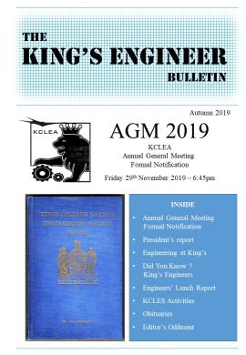 King's Engineer Bulletin No. 7