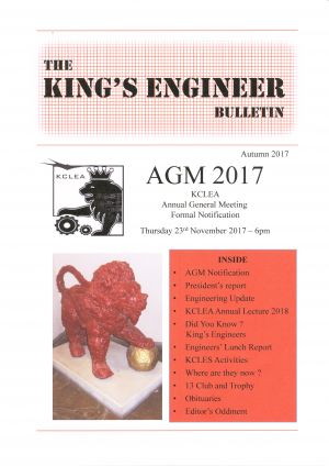 King's Engineer Bulletin No. 3