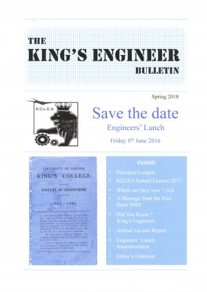 King's Engineer Bulletin No. 4 King's Engineer 4