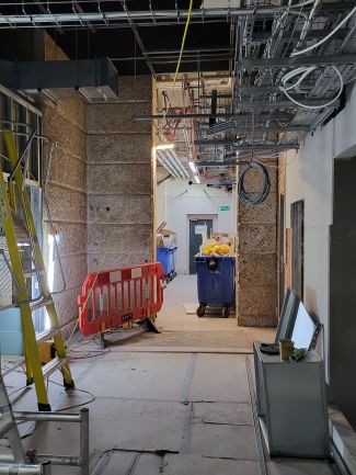 Corridor - showing old stonework